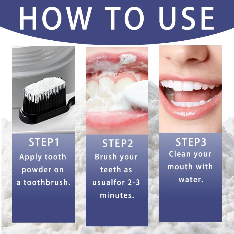 YUITIKUE 20% HAP Hydroxyapatite Toothpaste Teeth Whitening Mint Powder