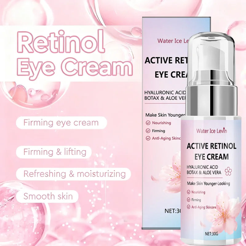 Active Retinol Eye Cream Firming Anti Aging Moisturizer with Hyaluronic
