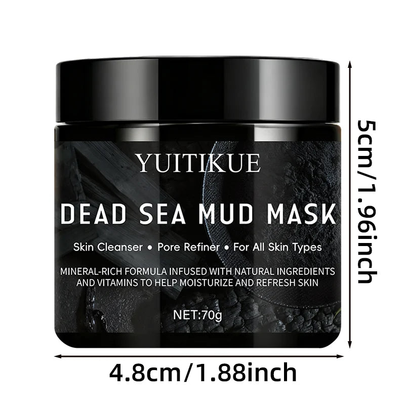 YUITIKUE Bamboo Charcoal Mask 70g Blackhead Remover Pore Cleanser