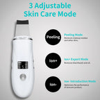 Ultrasonic Facial Skin Scrubber and Pore Cleaner