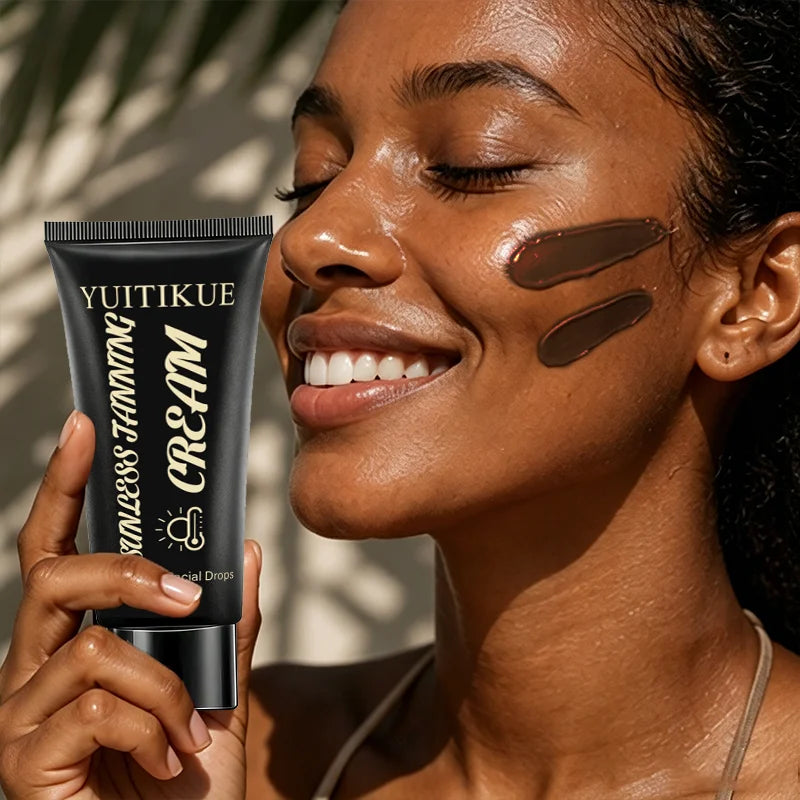 YUITIKUE Sunless Tanning Cream Face and Body Natural Bronzer - 7