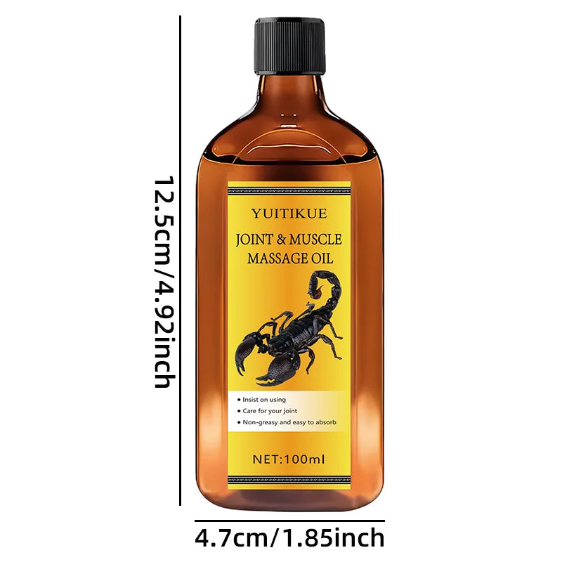 YUITIKUE Joint and Muscle Massage Oil 100ml Relief Cream