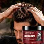 YUITIKUE Men Hair Styling Pomade Hard Hold Long Lasting Shine Wax