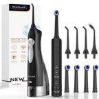 Electric Toothbrush and Water Flosser Oral Care Combo