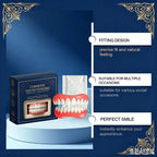 Custom Moldable Cosmetic Denture Set for Temporary Smile