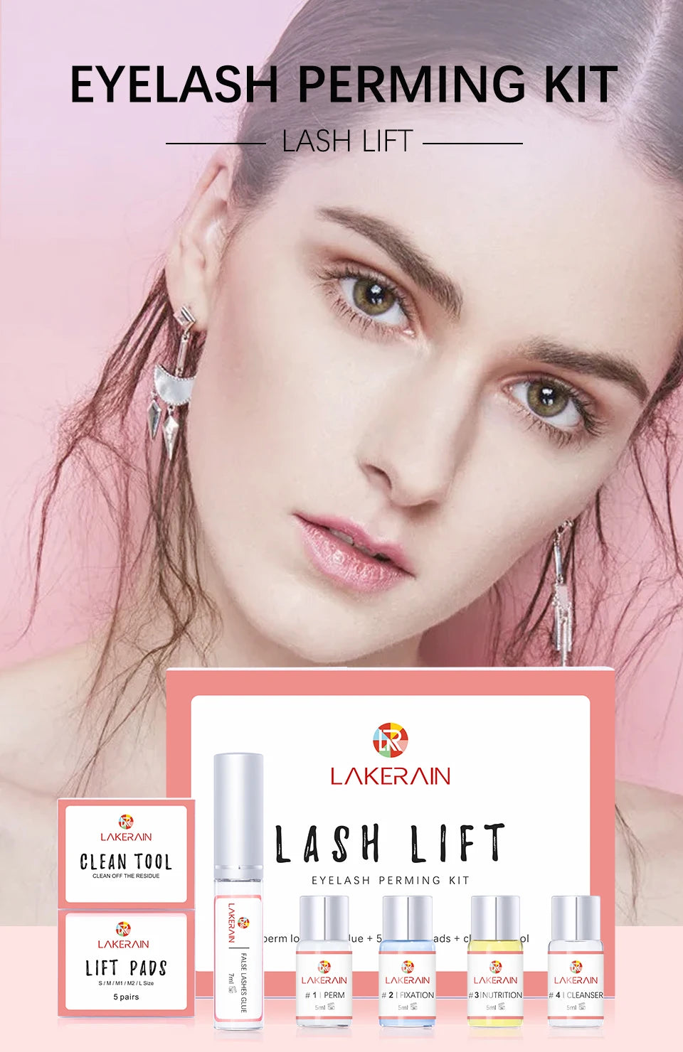 Professional Eyelash Lifting and Curling Perm Kit - 6