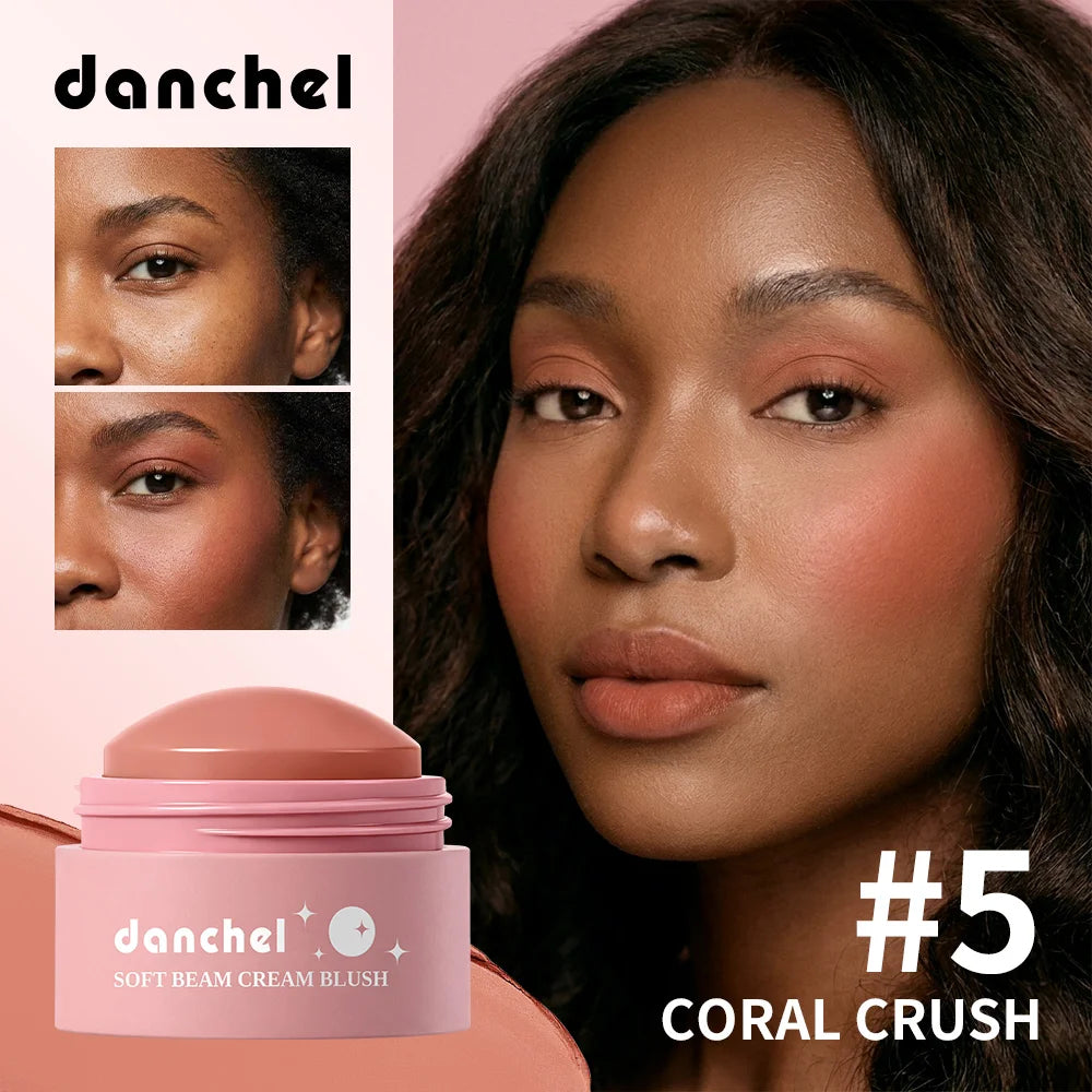 Multi-Use Cream Blush for Cheeks Lips and Eyes
