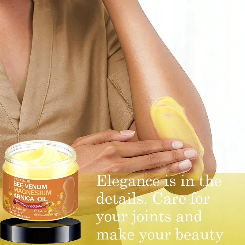 YUITIKUE Bee Venom Magnesium Arnica Joint Cream Moisturizing Body Balm - 4