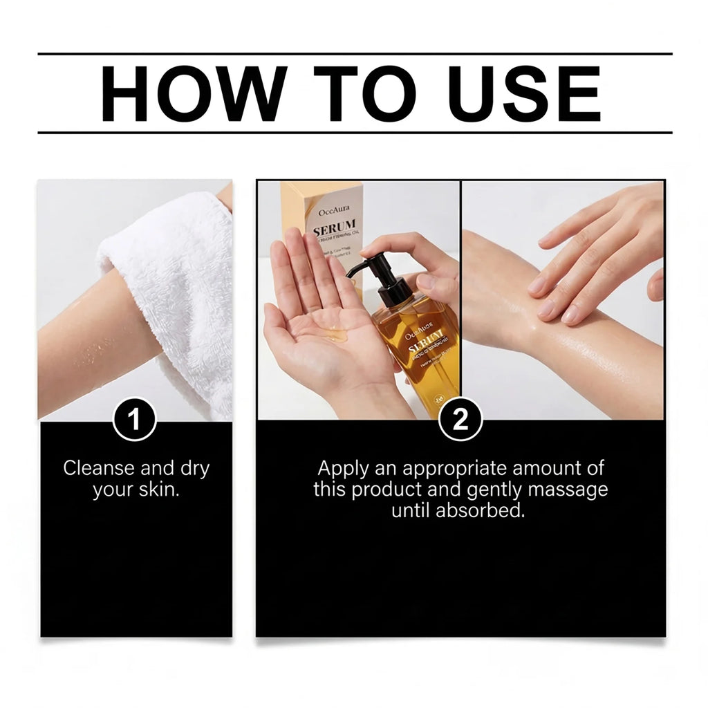 Firming Body Oil for Skin Tightening and Hydration