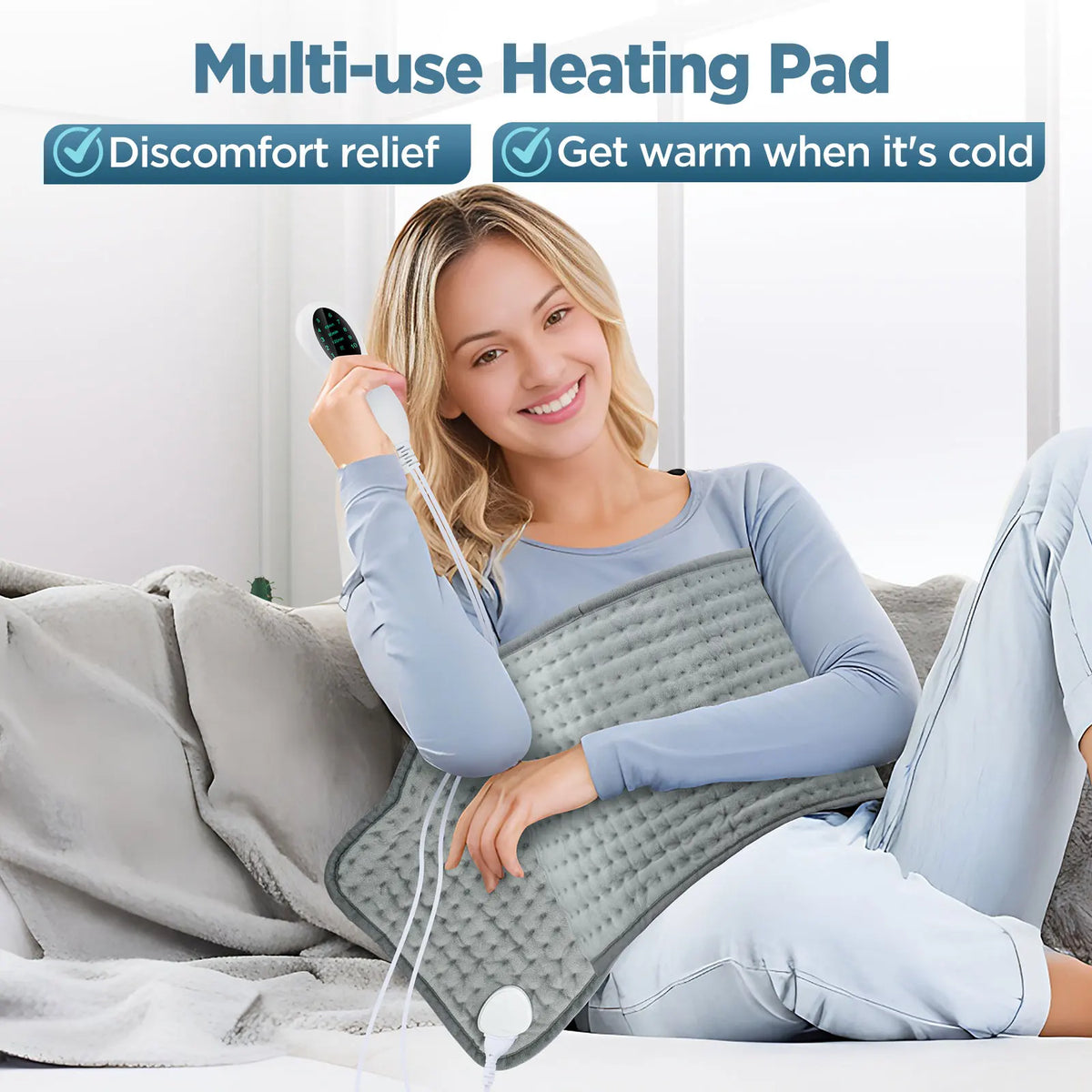 Electric Heating Pad for Back and Body Pain Relief
