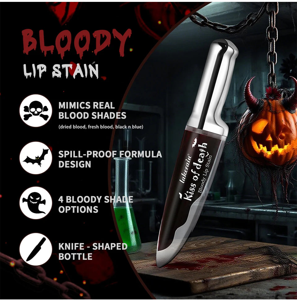 Bloody Matte Lip Stain for Halloween and Theatrical Makeup - 9
