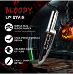 Bloody Matte Lip Stain for Halloween and Theatrical Makeup