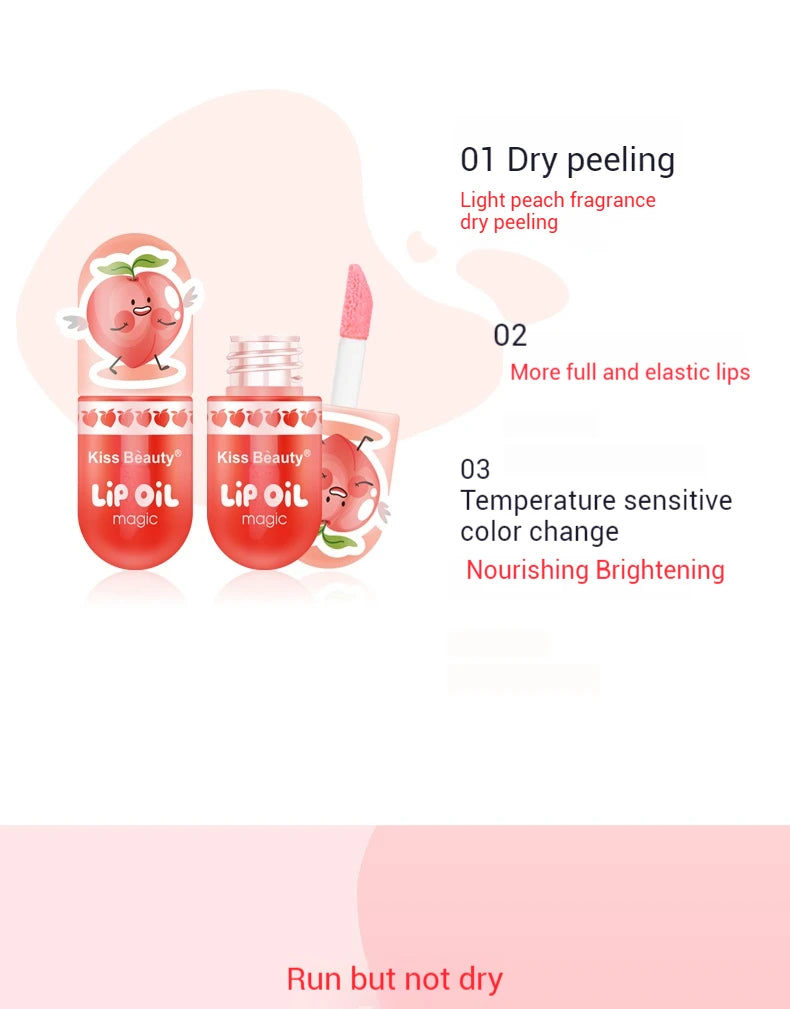 Kiss Beauty Magic Lip Oil Moisturizing Gloss 2 Pack
