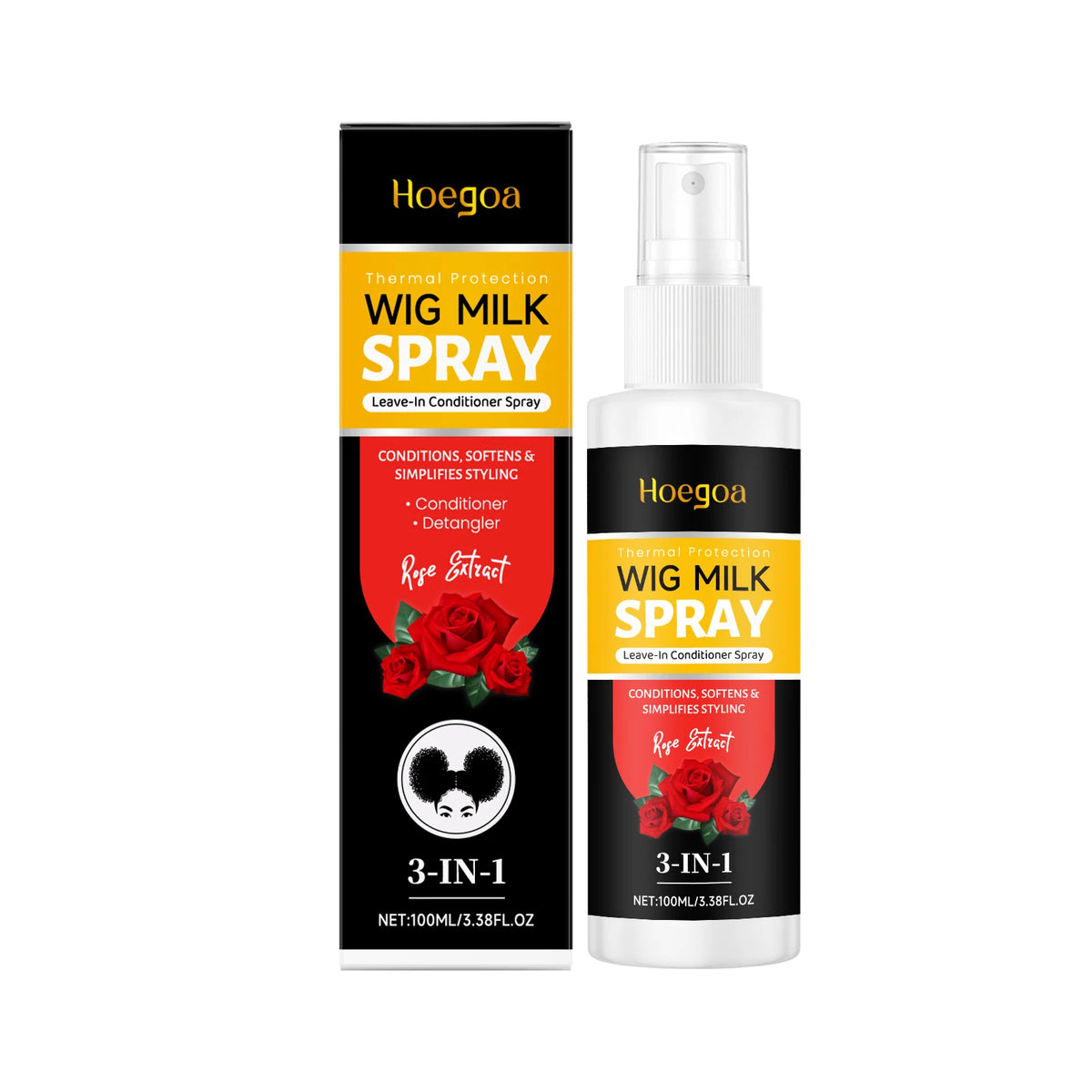 3-in-1 Leave-In Wig Conditioning and Detangling Spray