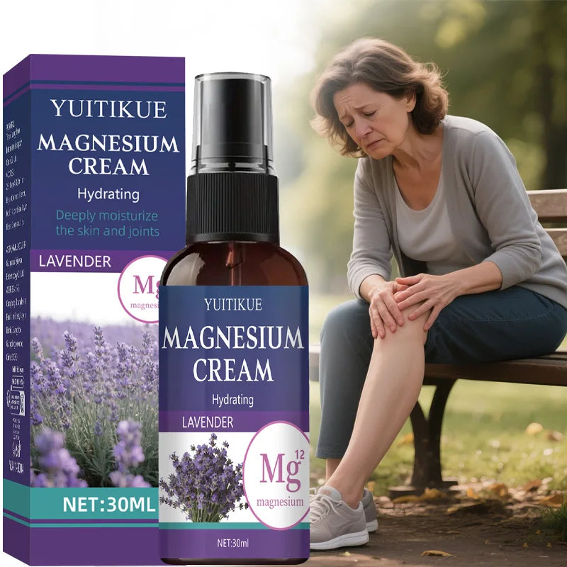 YUITIKUE Magnesium Lavender Spray Joint and Muscle Soothing Cream 30ml