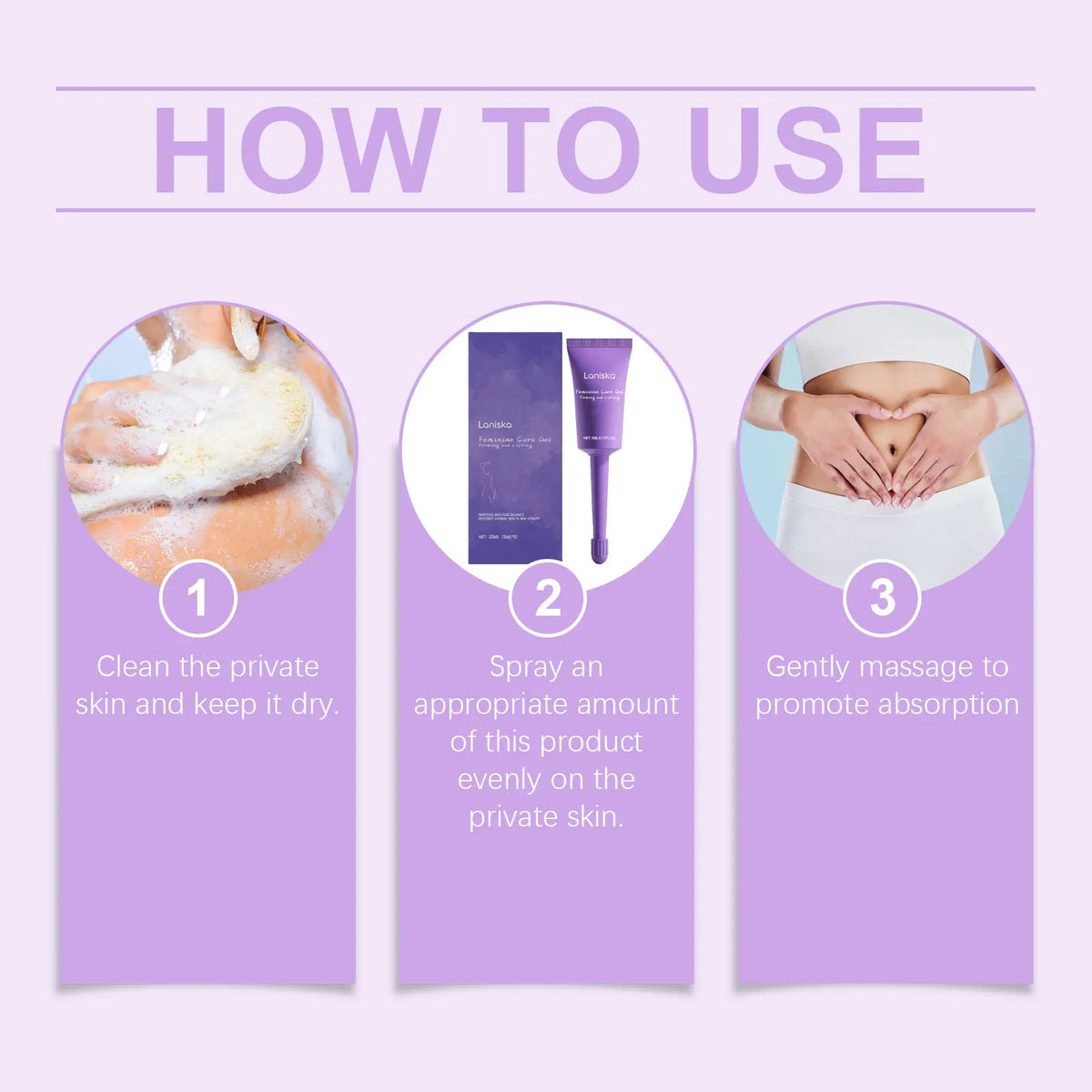 Feminine Intimate Care Moisturizing Gel