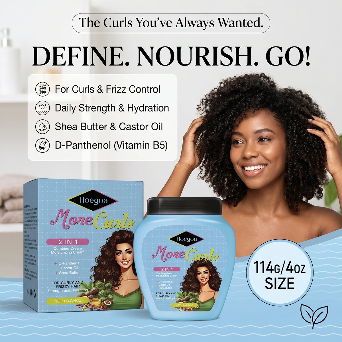 Curl Defining and Moisturizing Hair Cream