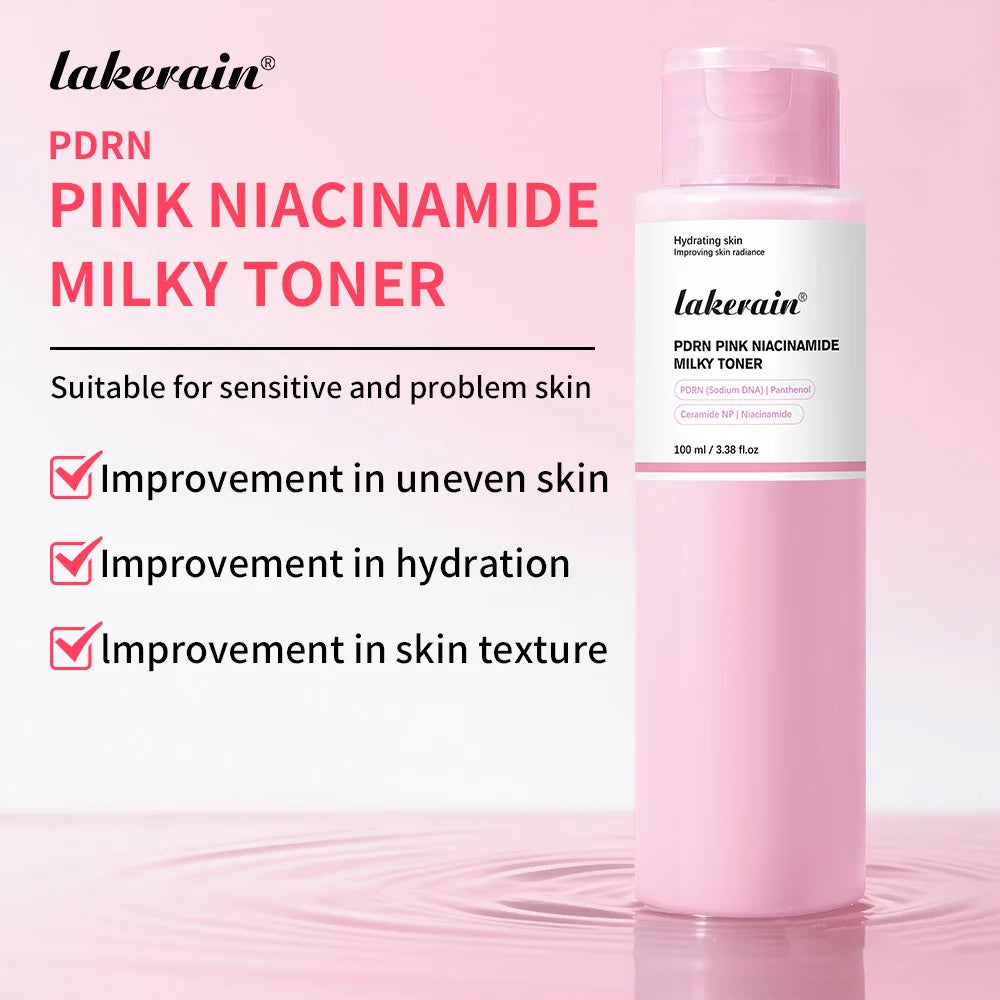 PDRN Niacinamide Milky Toner for Deep Hydration and Glowing Skin