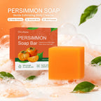 Persimmon Exfoliating Soap Bar for Odor Control and Body Cleansing