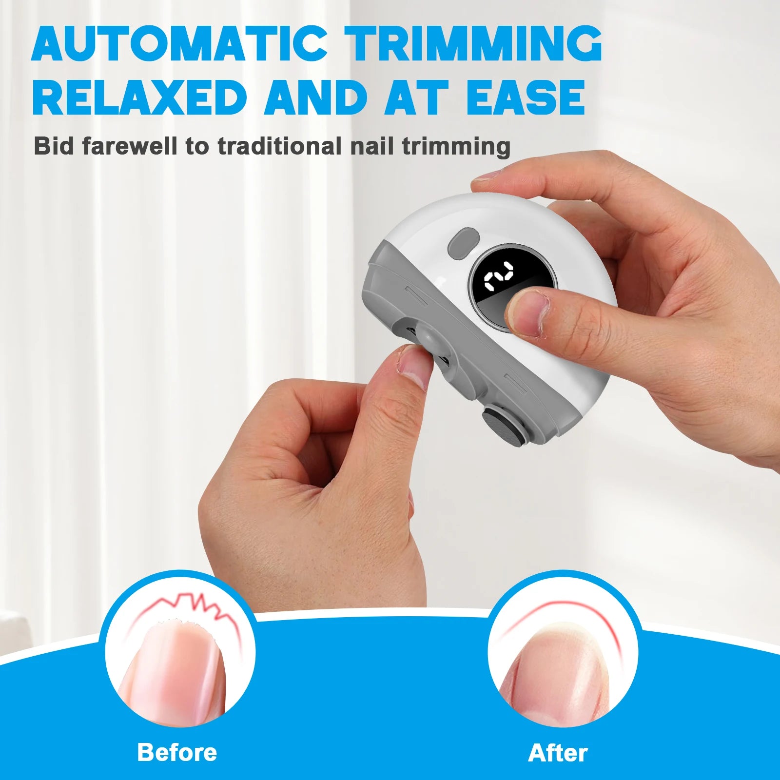 Automatic Electric Nail Clipper and Polisher - 3