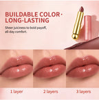 3-in-1 Tinted Hydrating Lip Oil Stick for Glossy Plump Lips