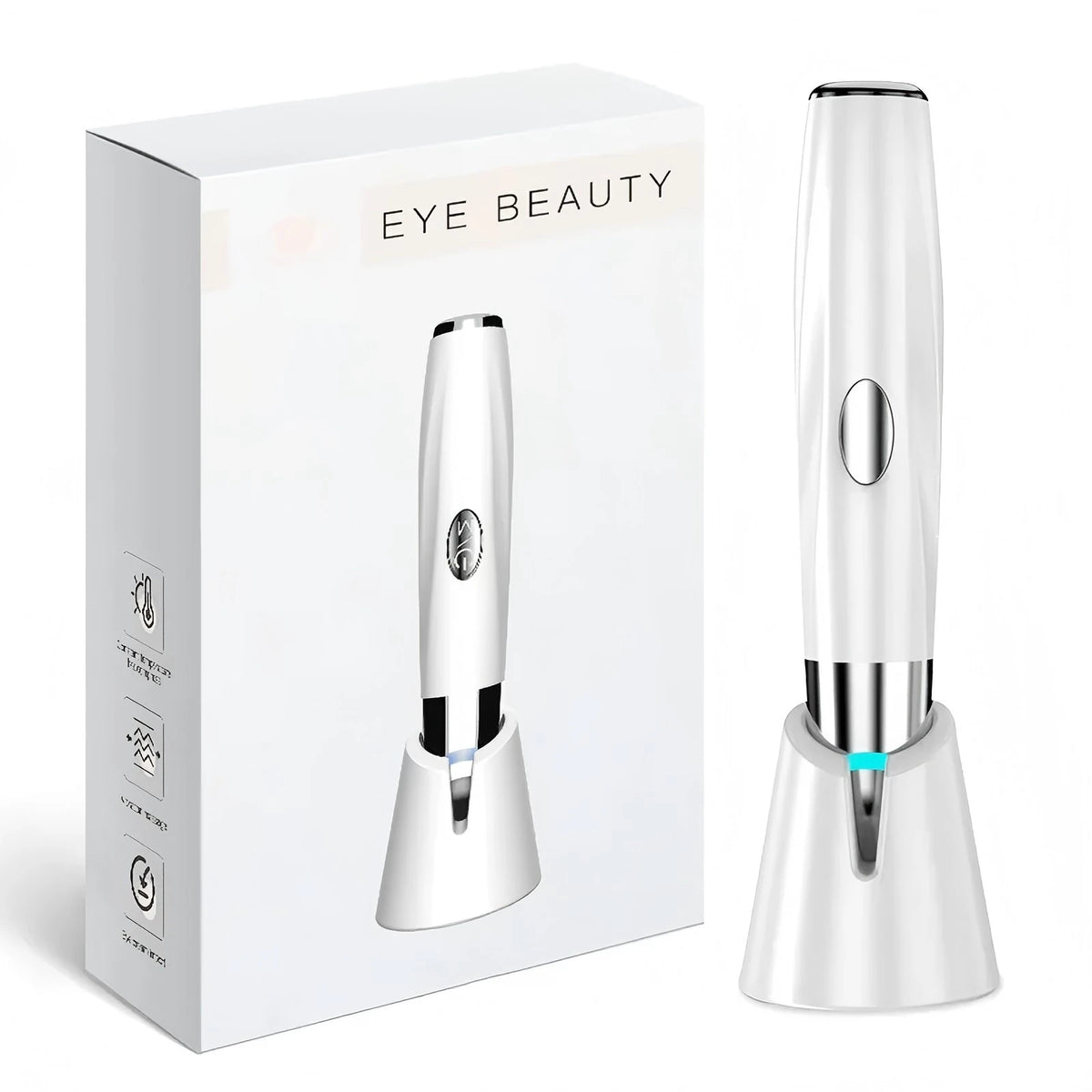 3-in-1 LED Photon Eye Massager for Dark Circles and Puffiness