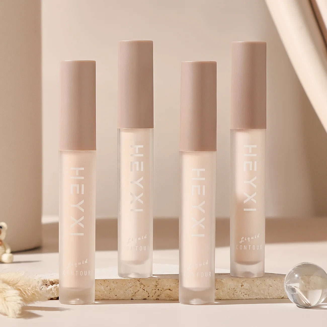 HEYYXI Waterproof Liquid Concealer Natural Medium Coverage Makeup - 3