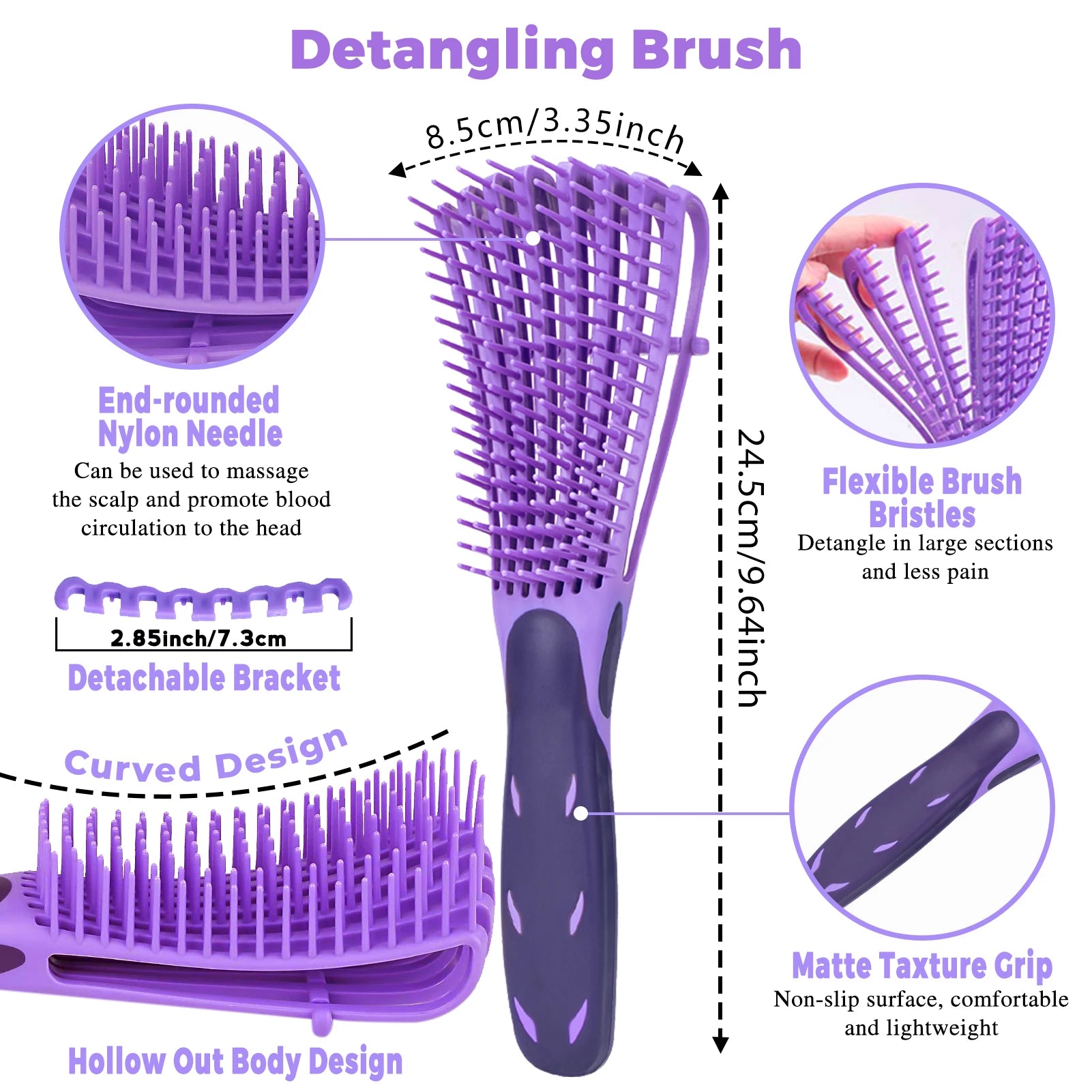 Octopus Detangling Hair Brush for Scalp Massage and Hair Knot Removal