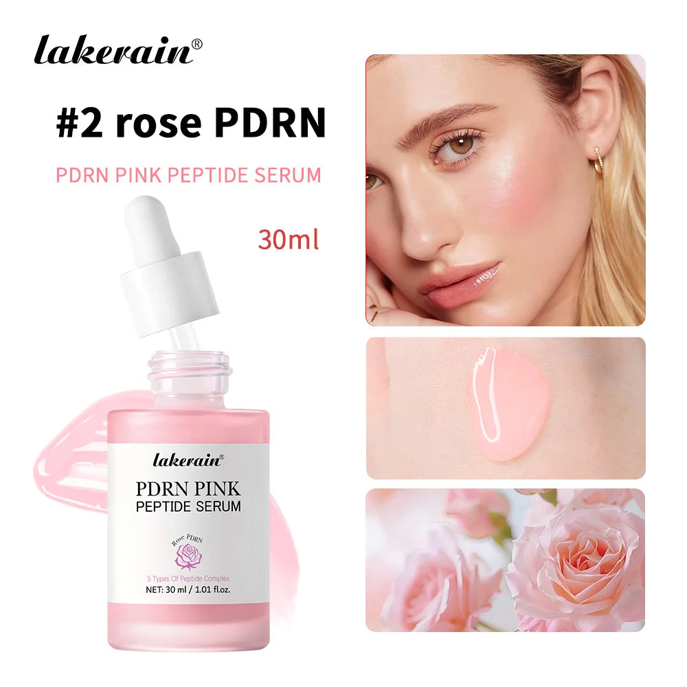 Pink Peptide Hydrating Face Serum for Radiant Skin