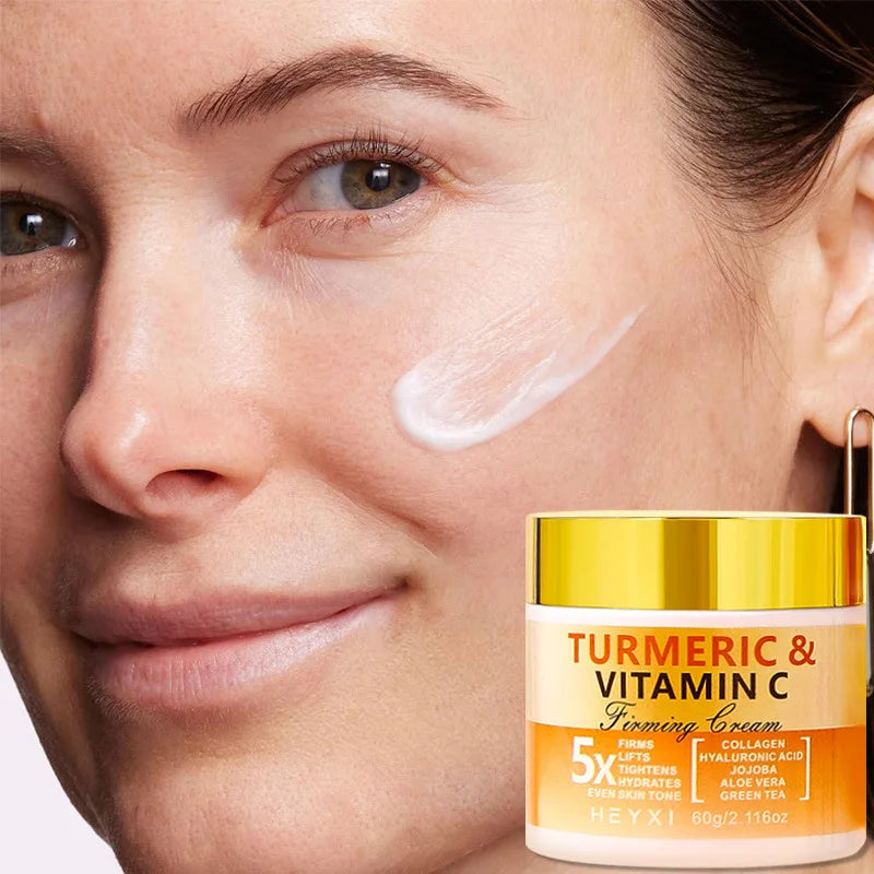 Turmeric Vitamin C Firming Face Cream Moisturizing Anti Aging Skincare - 8