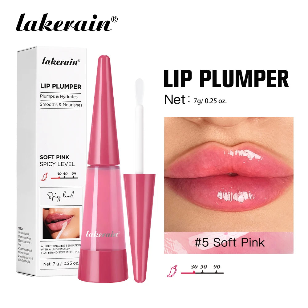 Instant Hydrating Lip Plumper Gloss for Voluminous Lips