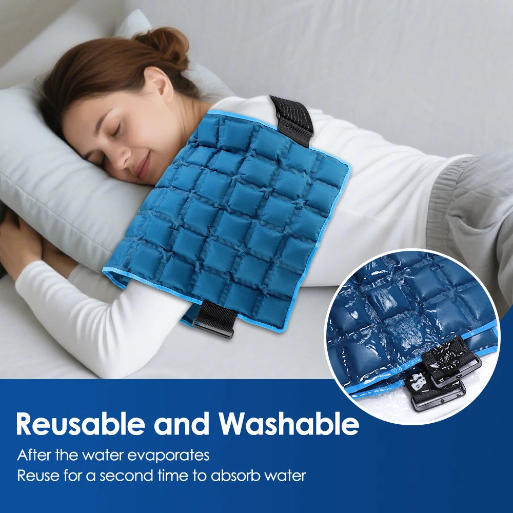 Reusable Hot and Cold Therapy Wrap for Muscle Relief - 9