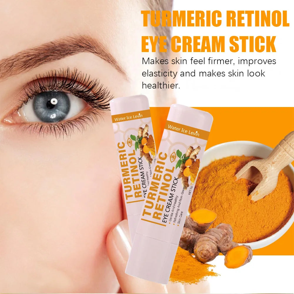 Turmeric Retinol Eye Cream Stick Anti Aging Dark Circle Remover