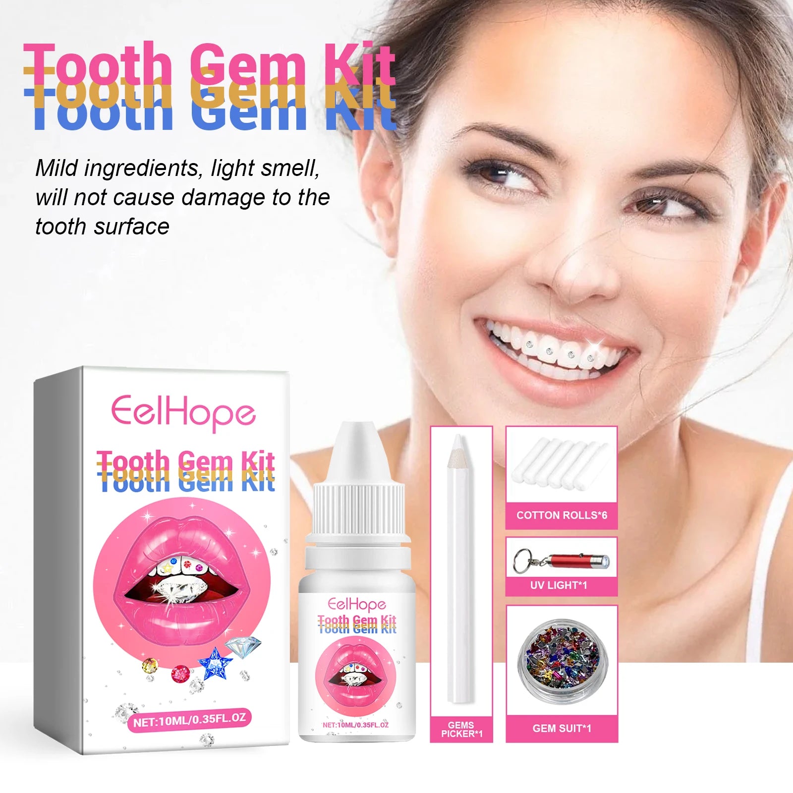 DIY Tooth Gem Kit for Sparkling Teeth Jewelry - 11
