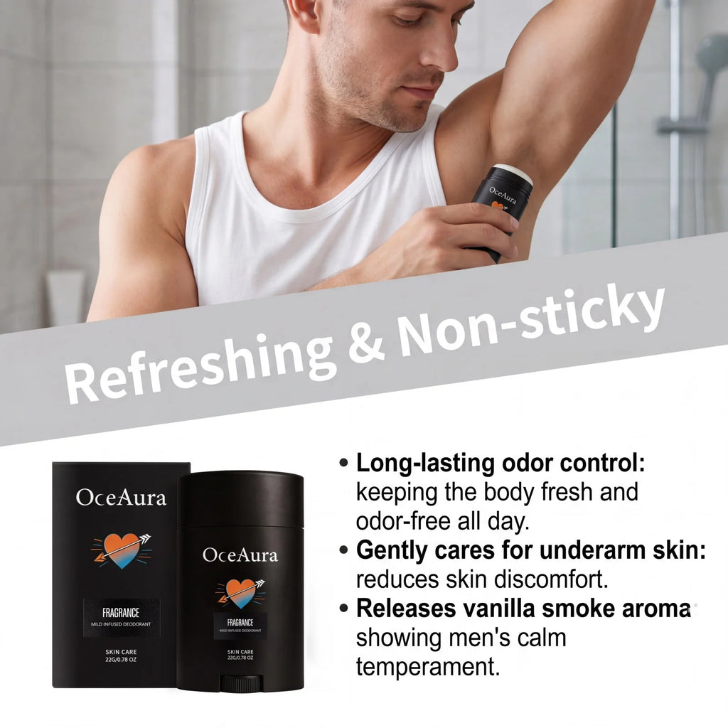 Long-Lasting Men's Deodorant Stick for Odor Control