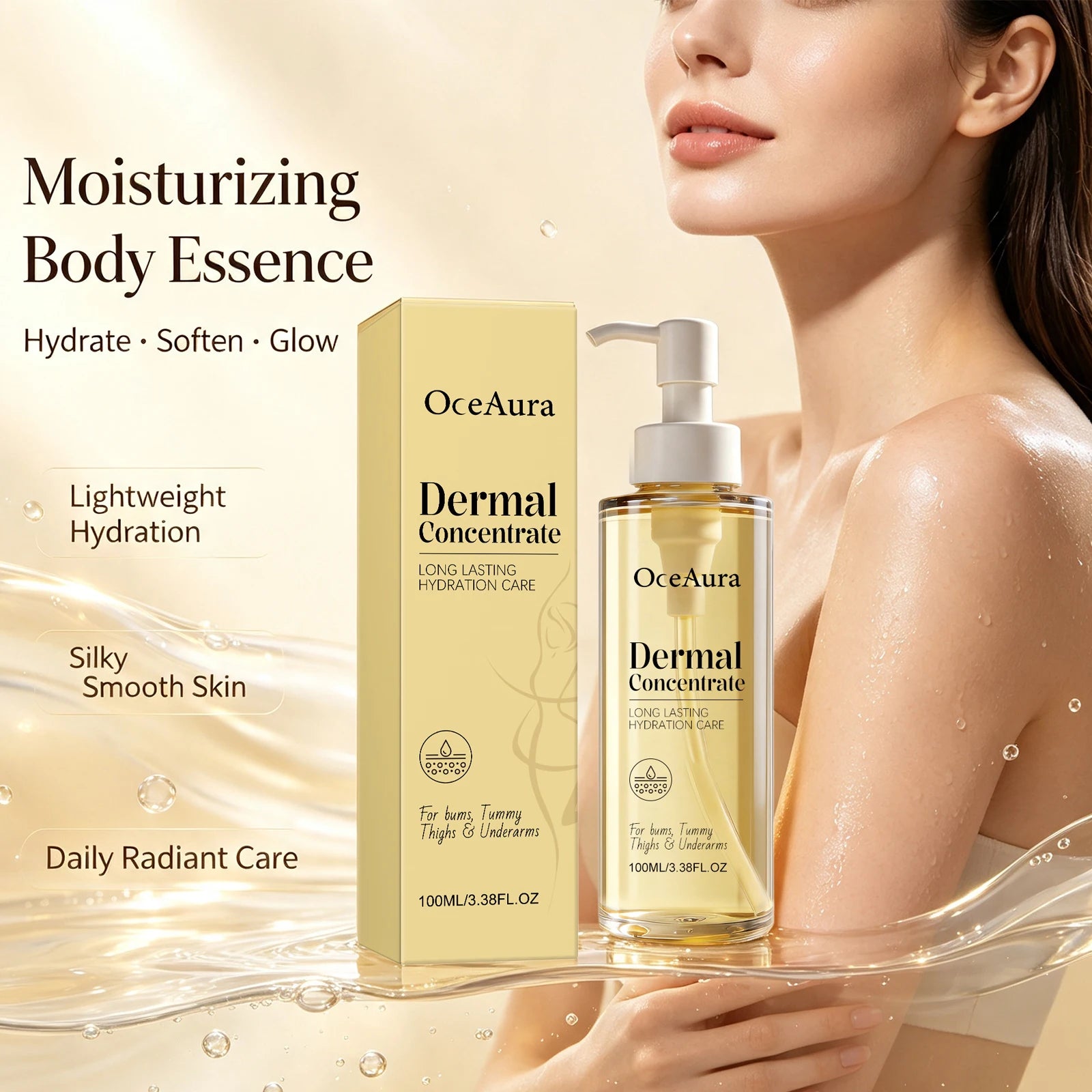 Brightening Moisturizing Body Serum for Dark Spots and Dry Skin - 3