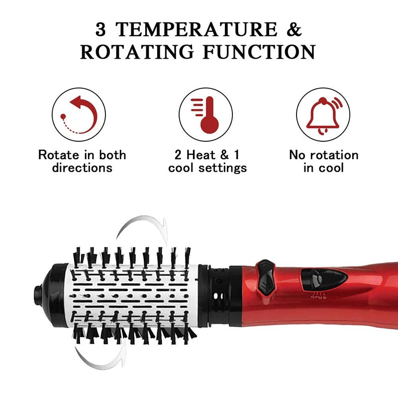 Rotating Hair Dryer Brush 2 in 1 Hot Air Styler and Volumizer - 3
