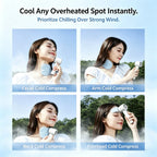 Rechargeable Ice Cooling Handheld Fan for Travel