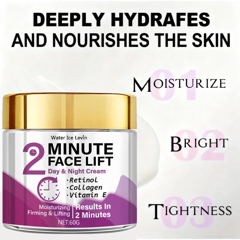 Instant Face Lift Cream Retinol and Collagen Anti Aging Moisturizer - 3