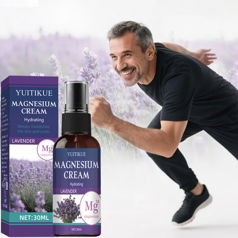 YUITIKUE Magnesium Lavender Spray Joint and Muscle Soothing Cream 30ml - 3