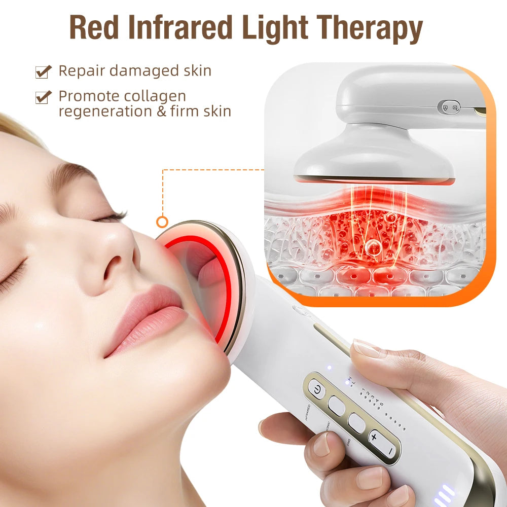 Ultrasonic EMS Body Slimming and Facial Lifting Massager