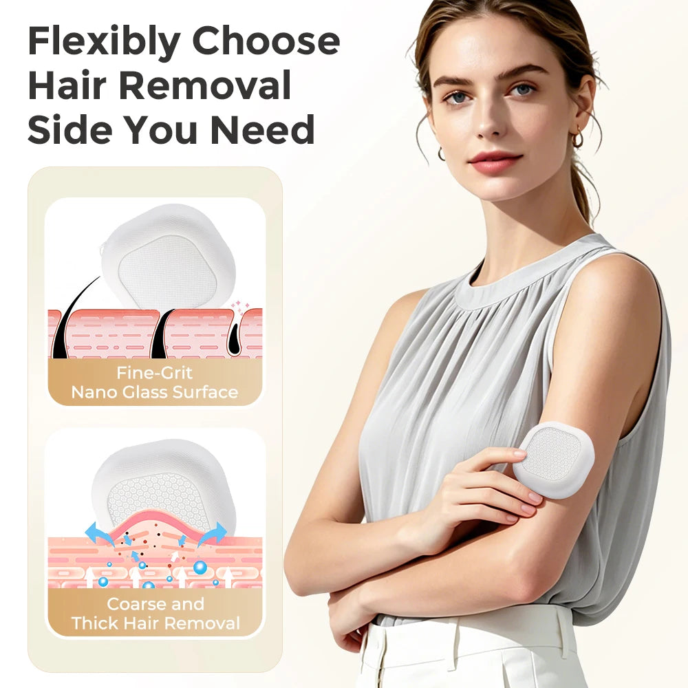 Painless Nano Glass Hair Removal Eraser - 10