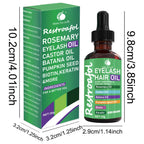 Restroafol Eyelash and Hair Growth Oil with Castor and Rosemary