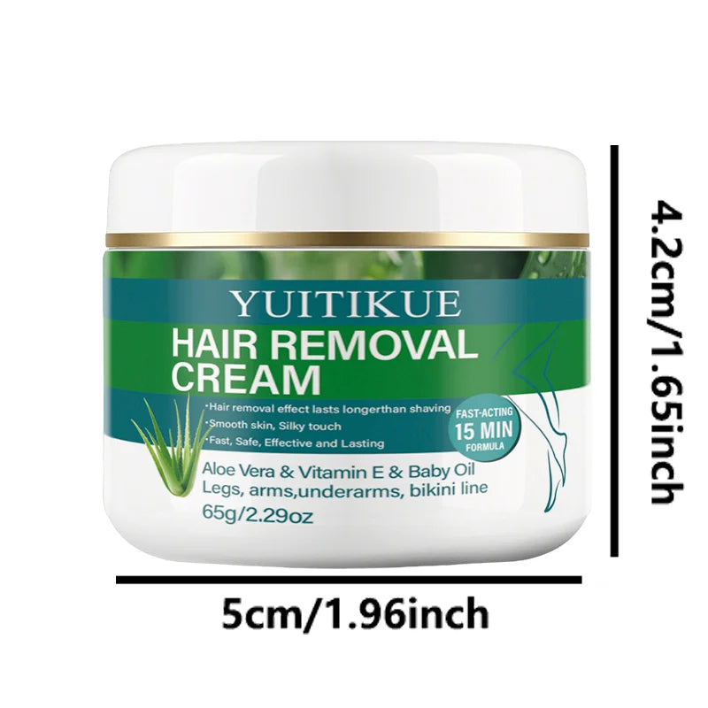 YUITIKUE Aloe Vera Hair Removal Cream Painless Smooth Skin Formula - 14