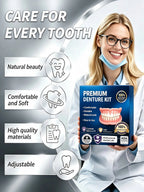 Temporary Silicone Cosmetic Denture Kit for Natural Smile