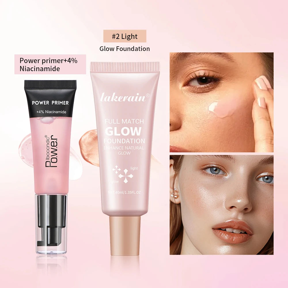 Hydrating Makeup Primer and Glow Foundation Set