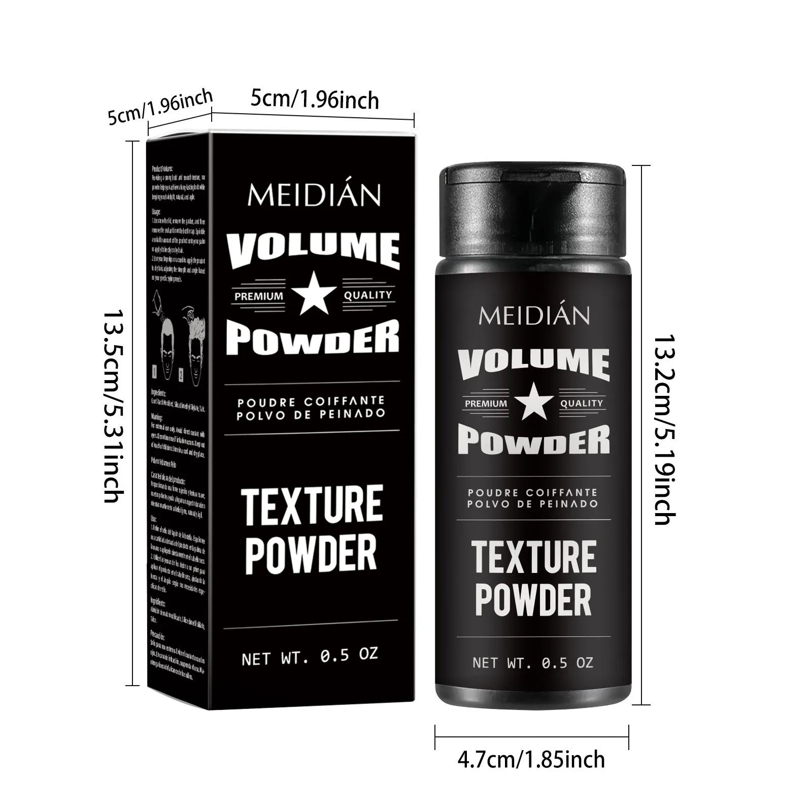 Meidian Hair Volumizing Powder Texture Styling Dust for Men - 3