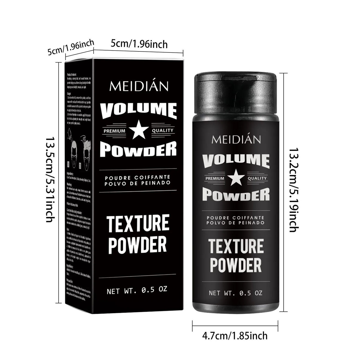Meidian Hair Volumizing Powder Texture Styling Dust for Men