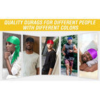 Silk Durag for Men Wave Cap Adjustable Breathable Hair Pirate Hat