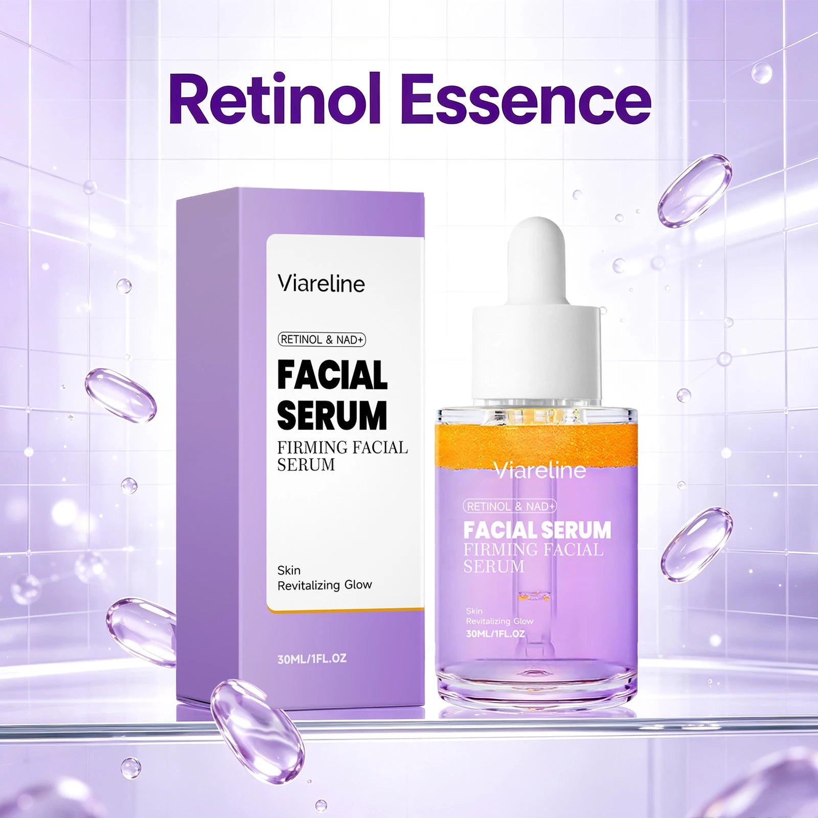 Retinol Anti-Aging Facial Serum for Firming and Smoothing Skin - 4